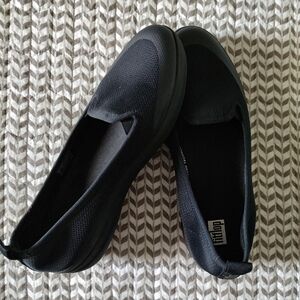 Fitflop Black Slip On Loafer